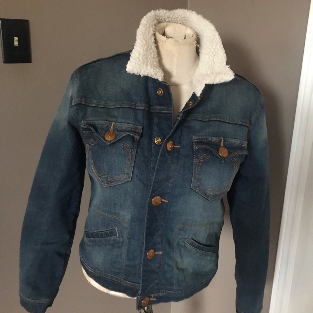 True Religion denim jacket sz s